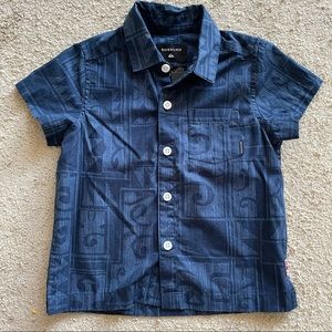 BNWT Quiksilver toddler boys aloha shirt